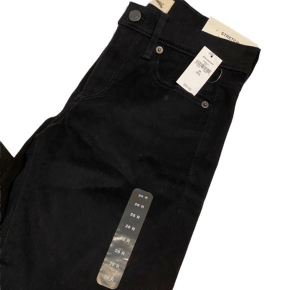 New with tags black gap jeans size 26R - Picture 5 of 7